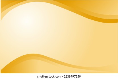 yellow abstract paper cut background design. Vector illustration. Editable design of poster, flyer, flyer, banner.