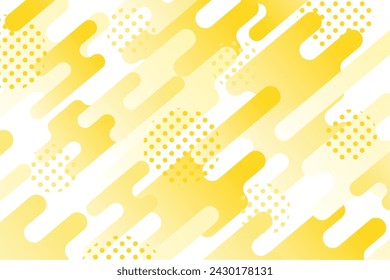 Ilustración abstracta del fondo del patrón amarillo_vector