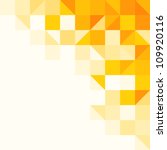 Yellow Abstract Pattern - Triangle and Square pattern in yellow and orange colors