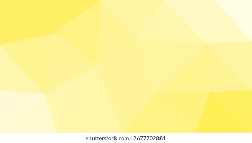 Fondo poligonal abstracto amarillo Elemento de textura geométrica