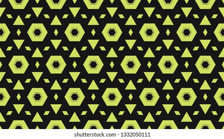 Yellow . abstract seamless geometric pattern. for wallpapers, web page background, surface textures, Image for advertising booklets, banners. Vector illustration