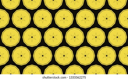 Yellow . abstract seamless geometric pattern. for wallpapers, web page background, surface textures, Image for advertising booklets, banners. Vector illustration
