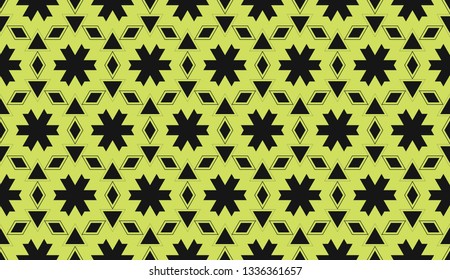 Yellow . abstract seamless geometric pattern. for wallpapers, web page background, surface textures, Image for advertising booklets, banners. Vector illustration