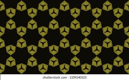 Yellow . abstract seamless geometric pattern. for wallpapers, web page background, surface textures, Image for advertising booklets, banners. Vector illustration