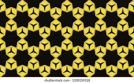 Yellow . abstract seamless geometric pattern. for wallpapers, web page background, surface textures, Image for advertising booklets, banners. Vector illustration