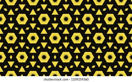 Yellow . abstract seamless geometric pattern. for wallpapers, web page background, surface textures, Image for advertising booklets, banners. Vector illustration