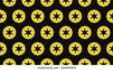Yellow . abstract seamless geometric pattern. for wallpapers, web page background, surface textures, Image for advertising booklets, banners. Vector illustration