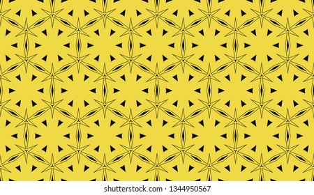 Yellow . abstract seamless geometric pattern. for wallpapers, web page background, surface textures, Image for advertising booklets, banners. Vector illustration