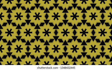 Yellow . abstract seamless geometric pattern. for wallpapers, web page background, surface textures, Image for advertising booklets, banners. Vector illustration
