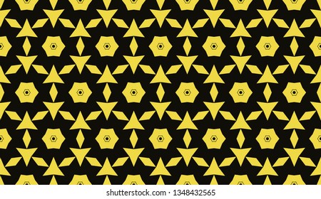 Yellow . abstract seamless geometric pattern. for wallpapers, web page background, surface textures, Image for advertising booklets, banners. Vector illustration