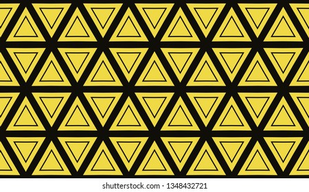Yellow . abstract seamless geometric pattern. for wallpapers, web page background, surface textures, Image for advertising booklets, banners. Vector illustration