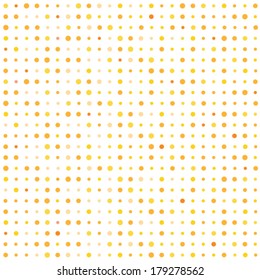 yellow abstract seamless pattern with dots