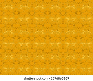Padrão sem emenda abstrato amarelo em estilo de linha