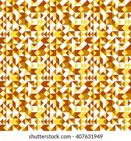 Yellow abstract seamless vector pattern. 