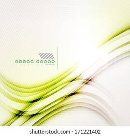 Yellow abstract shadow wave background
