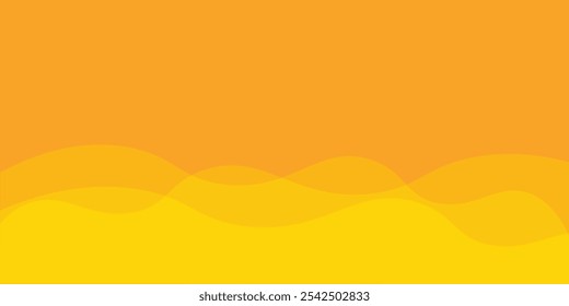 Yellow Abstract shape background with gradient purple shades