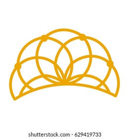 yellow abstract shape geometric icon