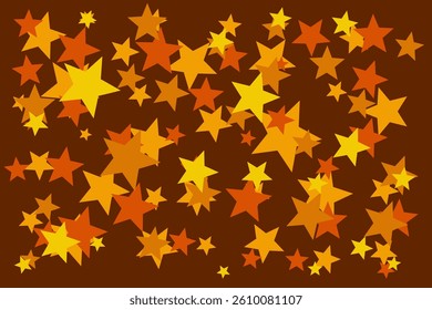 Yellow abstract star background with geometric shapes on a dark backdrop, ideal for invitations, kids’ graphics, and fun party visuals.