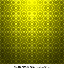 Yellow abstract striped textured geometric pattern