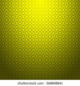 Yellow abstract striped textured geometric pattern