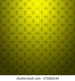Yellow abstract striped textured geometric pattern
