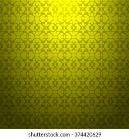 Yellow abstract striped textured geometric pattern