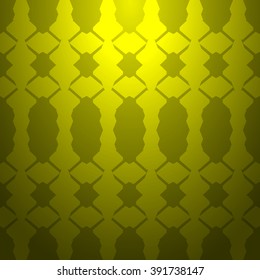 Yellow abstract striped textured geometric pattern