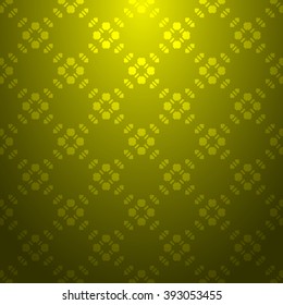 Yellow abstract striped textured geometric pattern