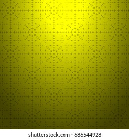 Yellow abstract striped textured geometric pattern