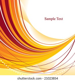 Yellow abstract template with copy space