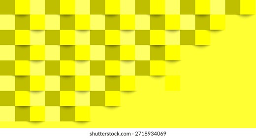 Textura abstracta amarilla. Los fondos del estilo del Vector del arte del papel 3D se pueden utilizar para cubrir los libros, los carteles, los fondos del Sitio web o los anuncios