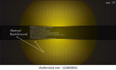 yellow abstract texture. Vector background 3d paper art style can be used in cover design, book design, poster,  website backgrounds or advertising.