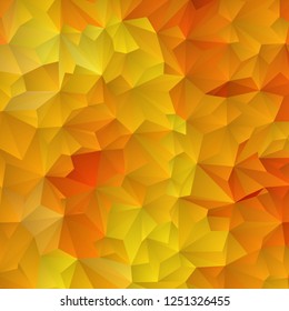 yellow abstract triangles layout for advertising