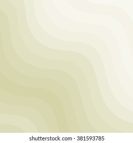 Yellow abstract vector background with waves.