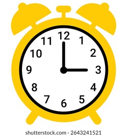  Yellow Alarm Clock for Morning Management and Wake-Up Actions to Enhance Daily Schedule Efficiency and Productivity