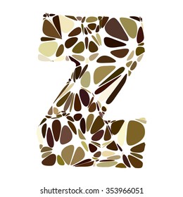 Yellow Alphabet Cell Style, Creative Design Templates