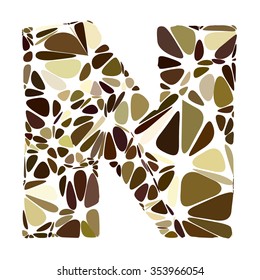 Yellow Alphabet Cell Style, Creative Design Templates