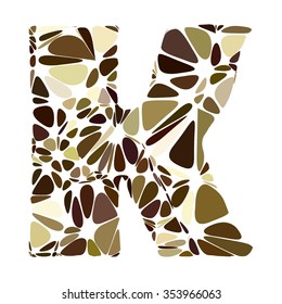 Yellow Alphabet Cell Style, Creative Design Templates
