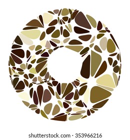Yellow Alphabet Cell Style, Creative Design Templates