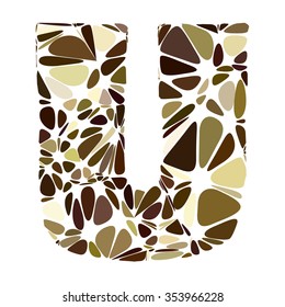 Yellow Alphabet Cell Style, Creative Design Templates