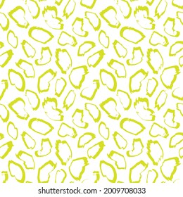 Yellow Animal Leopard Seamless Pattern Background for fashion textiles, graphics and crafts