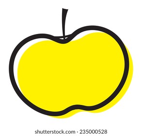 Yellow Apple Clipart