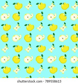 Yellow apple pattern.