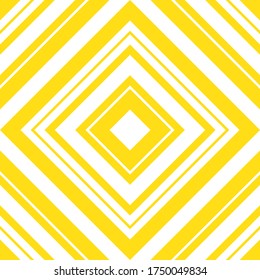 Yellow Argyle diagonal striped seamless pattern background suitable for fashion textiles, graphics