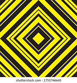 Yellow Argyle diagonal striped seamless pattern background suitable for fashion textiles, graphics