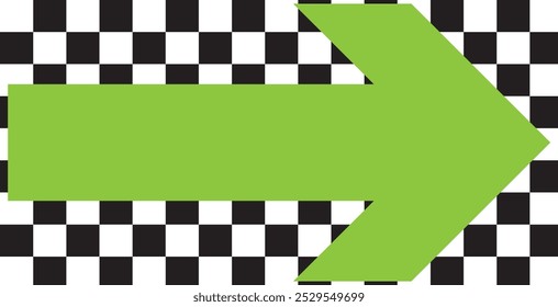 Yellow arrow to the right . vector, isolated. Yellow arrow isolated on transparency background