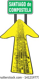 yellow arrow rolls signal direction