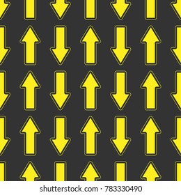 Yellow arrows pattern