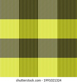 Yellow Asymmetric Plaid textured seamless pattern suitable for fashion textiles and graphics