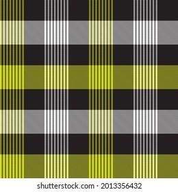 Yellow Asymmetric Plaid textured seamless pattern suitable for fashion textiles and graphics
